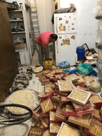 قبل نتائج التوجيهي .... ضبط حلويات فاسدة في الرمثا