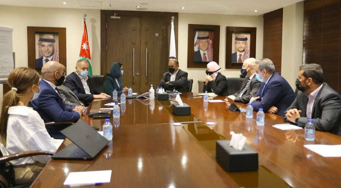 الهناندة يستقبل الأمين العام لمنظمة التعاون الرقمي