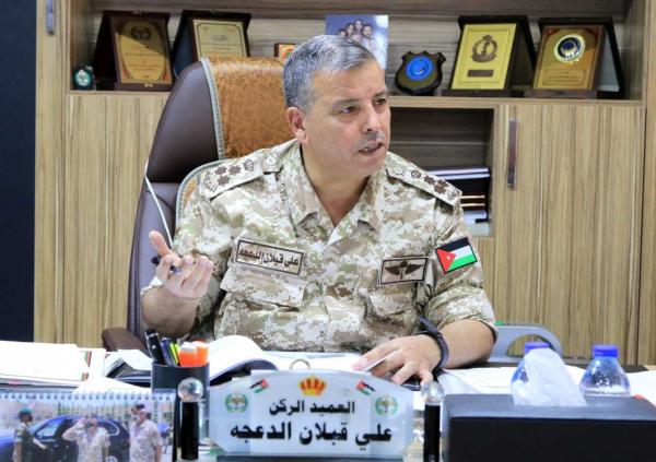 العميد الدعجة: 100% نسبة التطعيم لمعلمي وإداريي الثقافة العسكرية