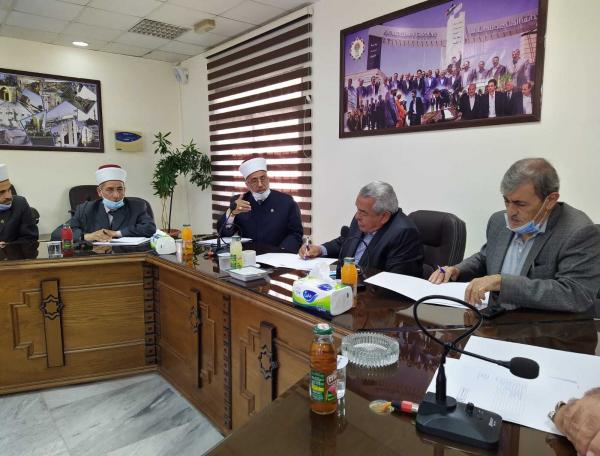 إعمار اربد ودائرة قاضي القضاة تبحثان مشروع قصر العدل الشرعي