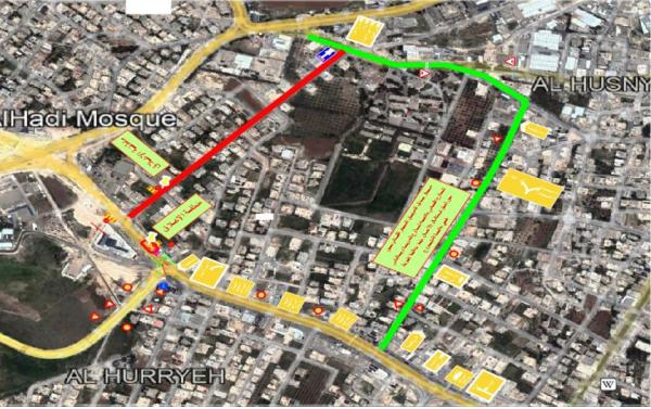 تحويلات مرورية جديدة على تقاطع الارسال تبدأ الخميس