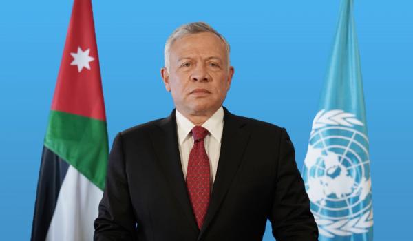 8 دقائق في الامم المتحدة .. الملك: كم بيت سيدمر وكم طفل سيموت قبل أن يصحو العالم!