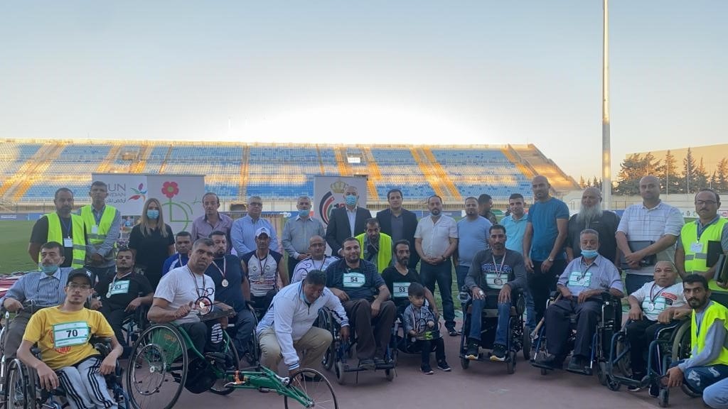 إختتام سباق المرحوم خالد عبابنة الأول في إربد لذوي الإحتياجات الخاصة