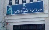 سقوط بوابة مديرية تربية معان واصابة 3 طلبة