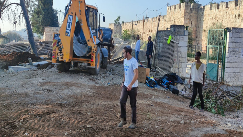 الهيئة الإسلامية المسيحية : تجريف وتحطيم الأضرحة في المقبرة اليوسفية يشكل عملاً إجرامياً