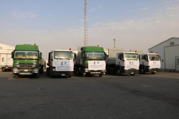 "الخيرية الهاشمية" تسير قافلة مساعدات جديدة الى غزة