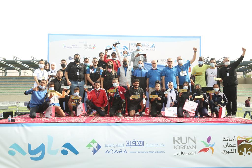 الجمعية الأردنية للماراثونات تختتم سباق آيلة نصف ماراثون البحر الأحمر بنجاح