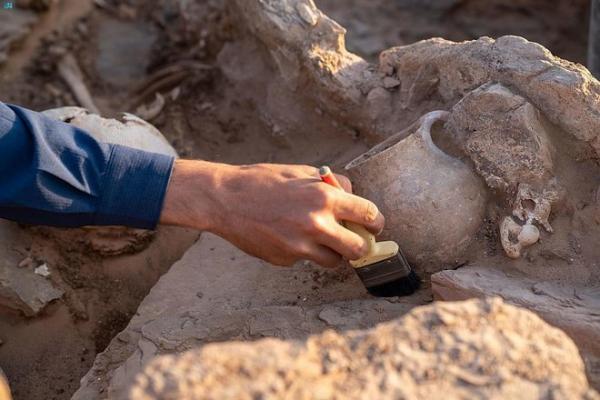 اكتشافات جديدة ضمن أعمال التنقيب في موقع "قريّة" بتبوك
