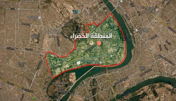 العراق: إسقاط صاروخين إستهدفا المنطقة الخضراء في بغداد