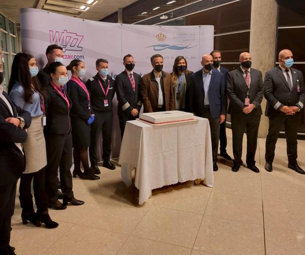 وصول أول رحلة منخفضة التكاليف قادمة من إيطاليا إلى الأردن