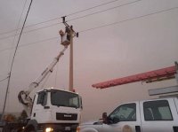 فصل الكهرباء عن مناطق في الكرك