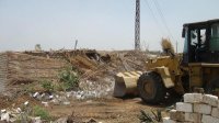 إزالة تعديات على الشارع العام في ارحابا