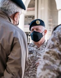 الملك يتفقد سير العمل في مشروع الموقع الجديد للقيادة العامة