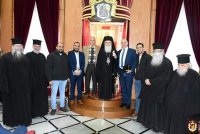 البطريرك ثيوفيلوس يستقبل الجمعية الخيرية الوطنية الأرثوذكسية