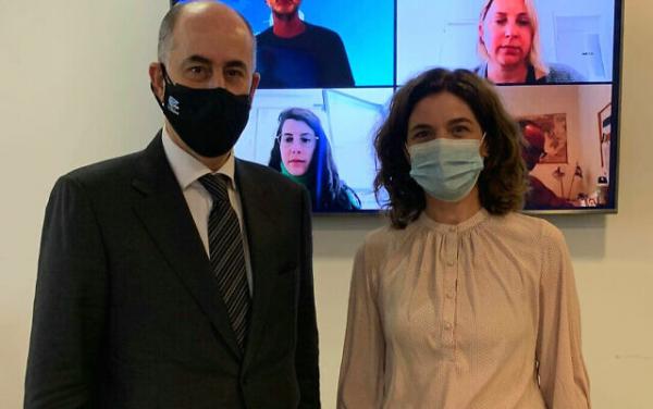 وزيرة البيئة الصهيونية والسفير الأردني يتفقان على تعزيز التعاون في قضايا هامة