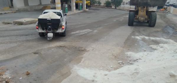 الادارة المحلية: ناثرات للملح على الطرق المتوقع أن تشهد حالات انجماد