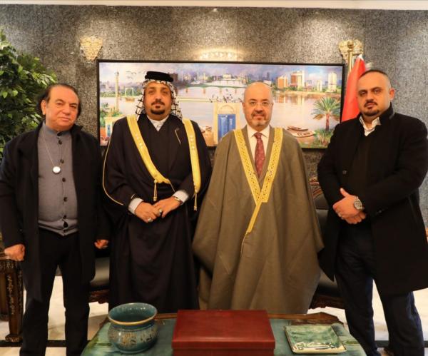 السفير العراقي في الأردن والأعلى للاقتصاد العربي الإفريقي يبحثان التعاون