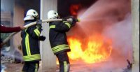 حريق بمستودع أدوات كهربائية وعطور في خلدا