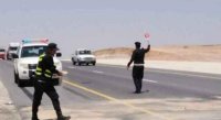 ضبط مركبة تسير بسرعة 197 كلم على الطريق الصحراوي