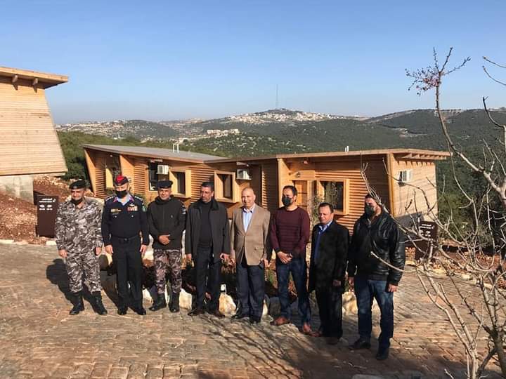 عجلون : المجلس الأمني يزور المحمية ويطلع على المشاريع المنفذة