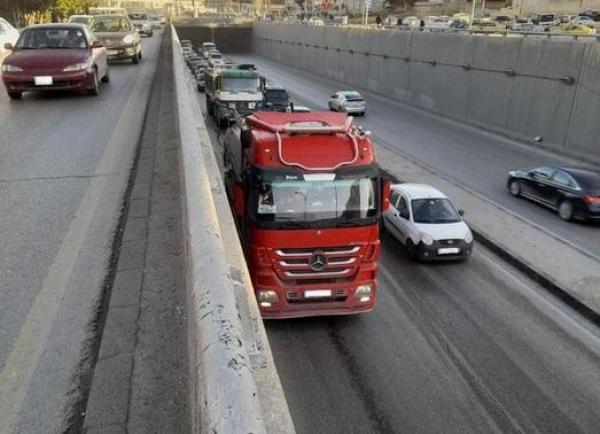 تعطل حافلة في نفق صويلح يتسبب بأزمة مرورية خانقة
