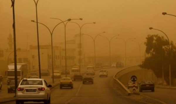 منخفض خماسيني مصحوب بكتلة هوائية جافة يؤثر على الأردن