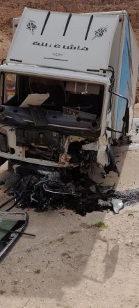 وفاة واصابة بحادث تصادم في الموجب