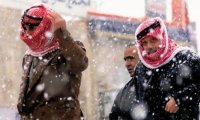 زخات ثلجية فوق مرتفعات الـ 1100 متر الجمعة وتراكمات في القمم العالية
