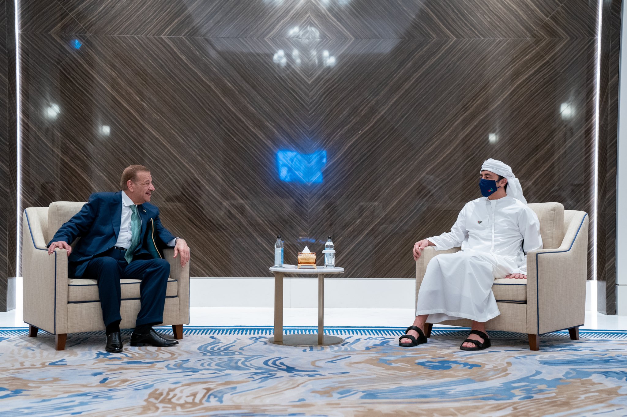 الدغمي  لوزير خارجية الامارات .. أمن الإمارات جزء لا يتجزأ من أمن الأردن