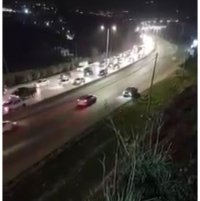 ضبط مركبة تسير بعكس السير على طريق عمان اربد