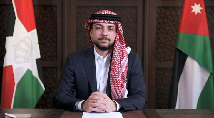 ولي العهد يهنىء بيوم العلم الأردني