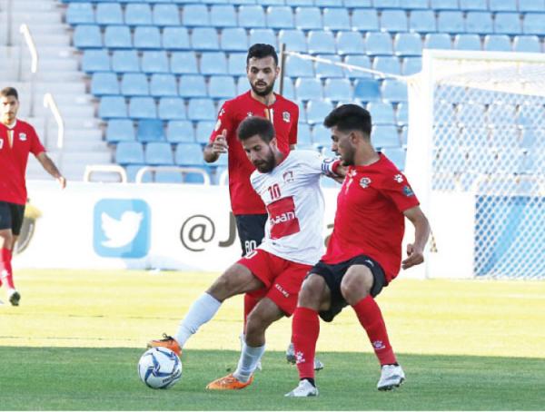 الجزيرة ومعان يتعادلان بدوري المحترفين