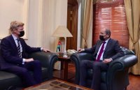 الصفدي يلتقي المبعوث الأممي الخاص إلى اليمن