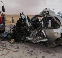 3 وفيات و3 إصابات بتصادم مركبتين في الكرك