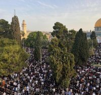 200 ألف مصل يؤدون صلاة العيد في الأقصى