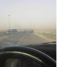 اصابتان بحادث تصادم على طريق "الـ 100"