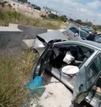 وفاة و 8 إصابات اثر حادث سير عنيف بين عدد من المركبات على طريق اربد عجلون (صور)