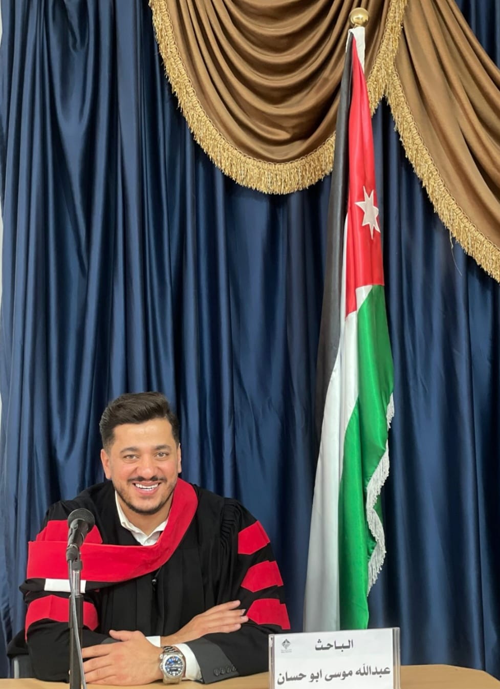 عبدالله ابو حسان.. مبارك الماجستير