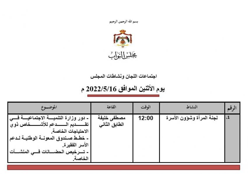 المرأة النيابية تناقش ترخيص الحضانات ودعم الأسر الفقيرة
