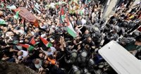 مشاهد جديدة من اقتحام الاحتلال للمستشفى الفرنسي بالقدس