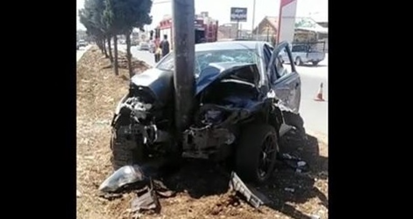 بالفيديو حادث مأساوي يتسبب بوفاة شاب في اربد