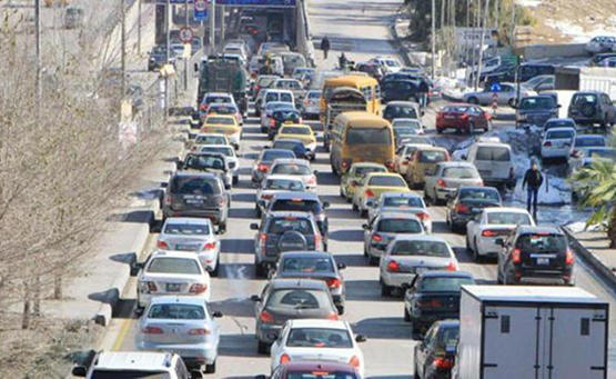 أزمة سير على دوار الشعب في عمان