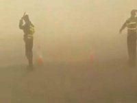 الدوريات: لا إغلاقات على الطرق الخارجية بسبب الغبار