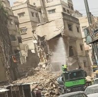 شاهد بالفيديو .. بدء هدم منازل في حي الطفايلة