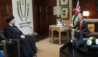 الملك يستقبل رئيس تيار الحكمة الوطني في العراق عمار الحكيم