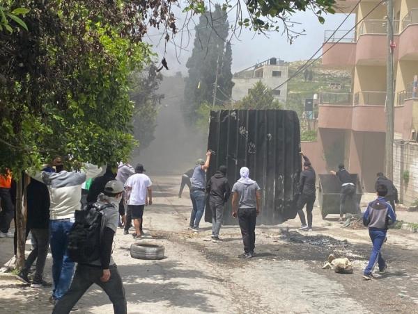 إصابات بهجوم للمستوطنين على منازل فلسطينيين في نابلس