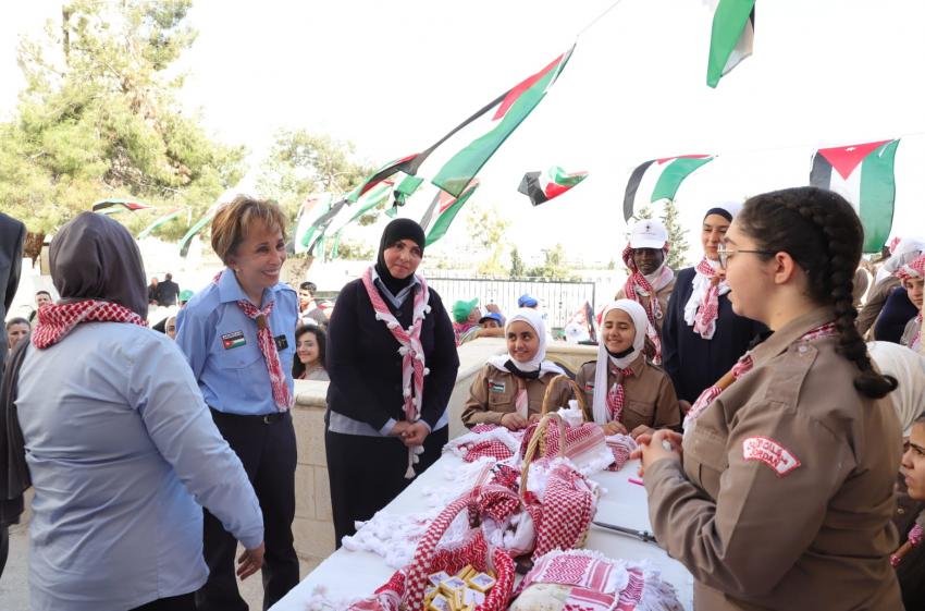 الاميرة بسمة تفتتح معرض صور تاريخ الحركة الكشفية والارشادية الاردنية