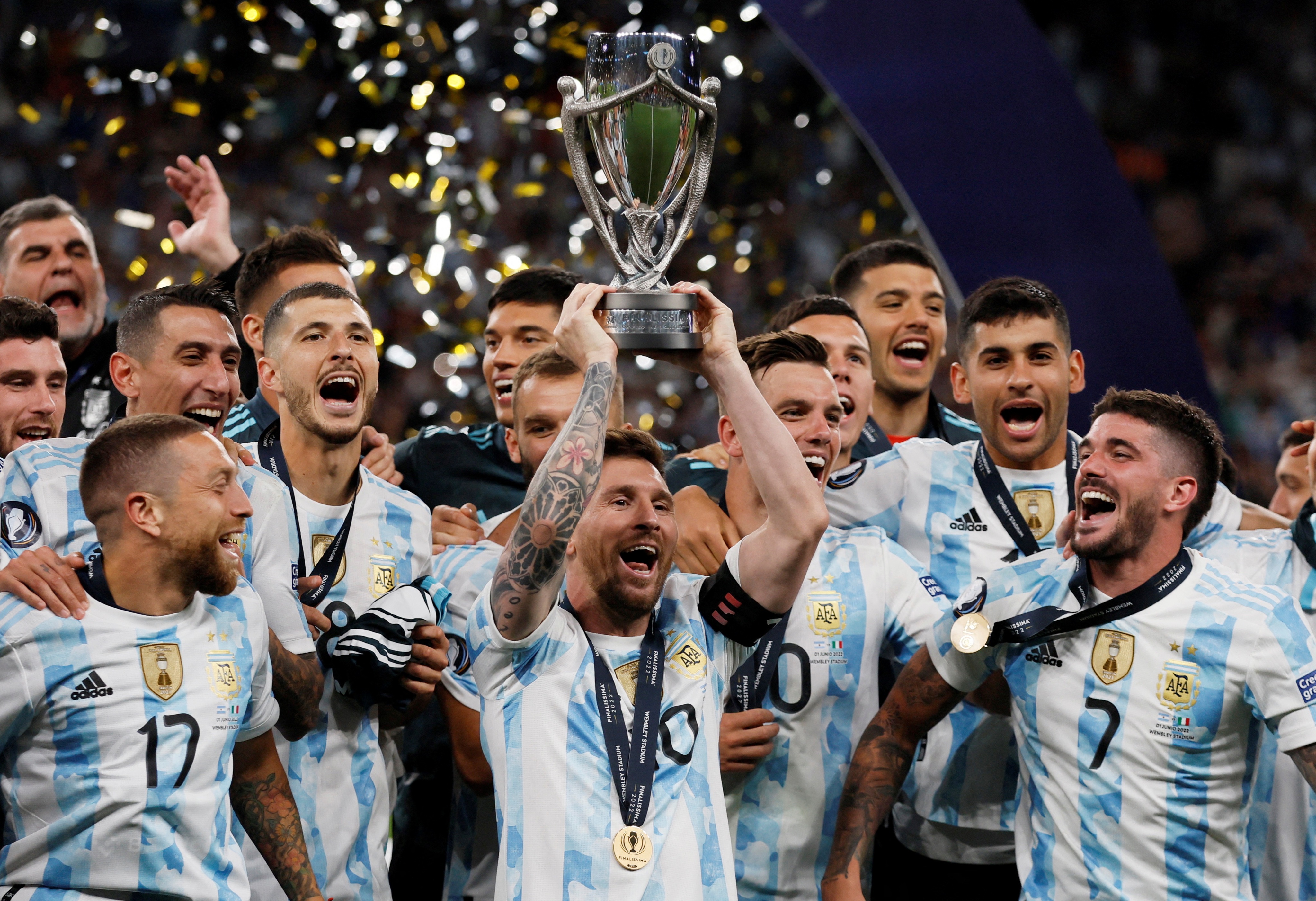 بثلاثية نظيفة .. الارجنتين بطلا لكأس فيناليسما على حساب ايطاليا