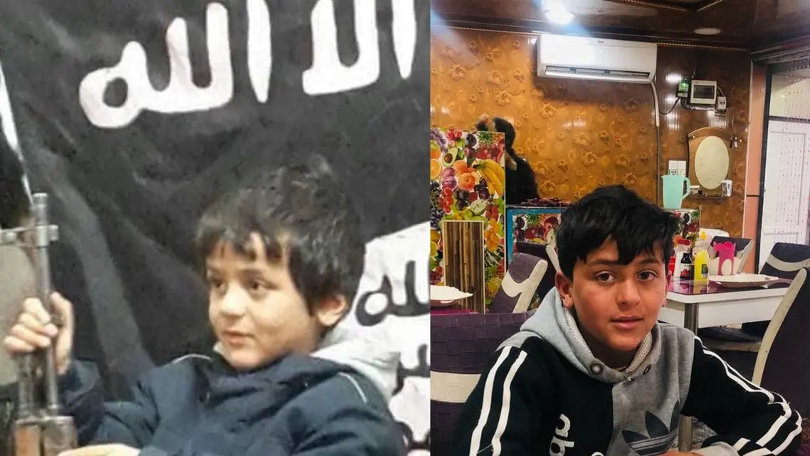 8 سنوات مرت.. صور طفل عراقي فر من داعش تخطف القلوب