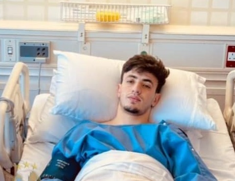 عملية جراحية ناجحة للاعب المنتخب الوطني والفيصلي خالد زكريا